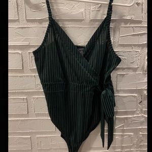 Forever 21 Green Bodysuit